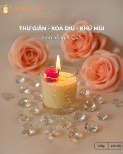 Nến Hoa Hồng
